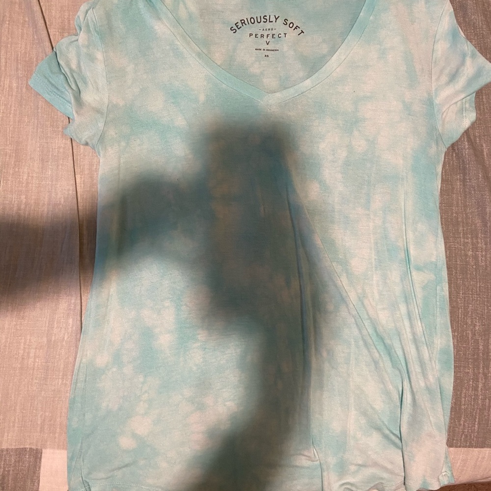 blue t-shirt